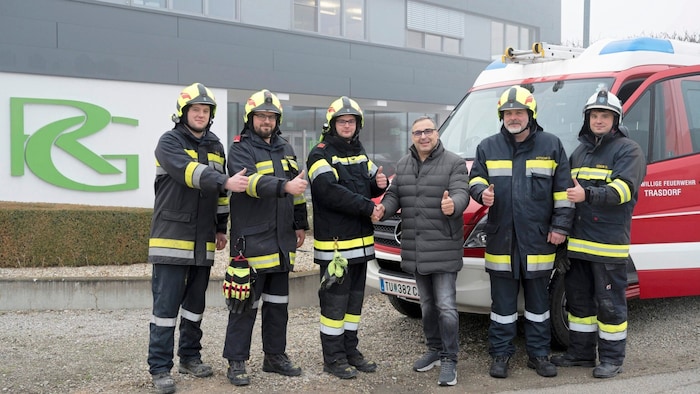 „Danke“ sagt man bei der Firma Rauch im Bezirk Tulln den Freiwilligen, die bei Feuerwehren tätig ...
