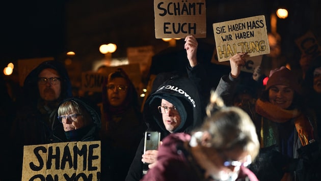 The German CDU targeted by left-wing extremists (Bild: AFP)