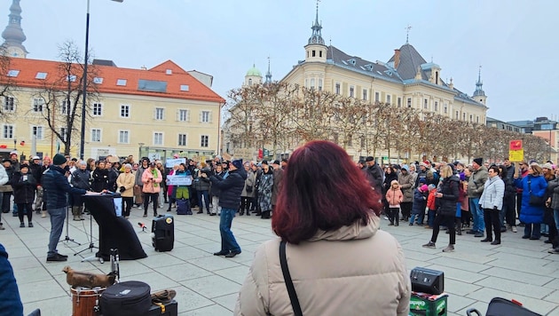 There were many messages from the citizens for the politicians. (Bild: Tragner)