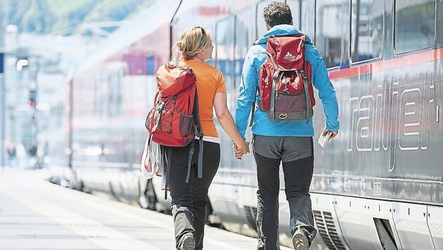 The semester break is one of the busiest times of the year for travel. ÖBB has therefore increased the number of seats and trains on the western and southern lines. (Bild: Harald Eisenberger)