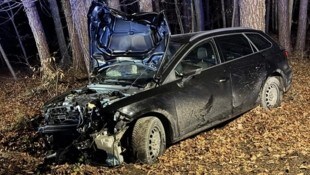 Die Fahrerin (18) und ihre vier Mitfahrer konnten noch selbst aus dem Wrack aussteigen. 