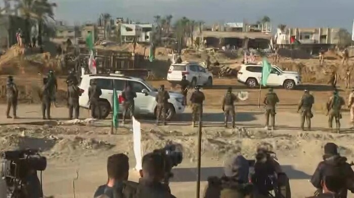 Die bisherigen Übergaben von israelischen Geiseln wurden von der Hamas groß inszeniert.