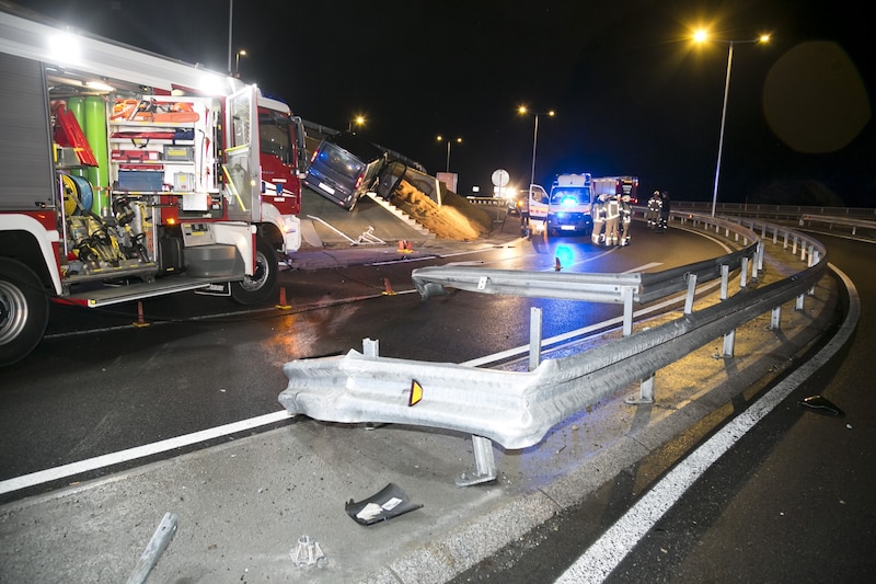 Die Kurve vor dem neuen Tunnelportal war dem Fahrer zum Verhängnis geworden. (Bild: Mathis Fotografie)