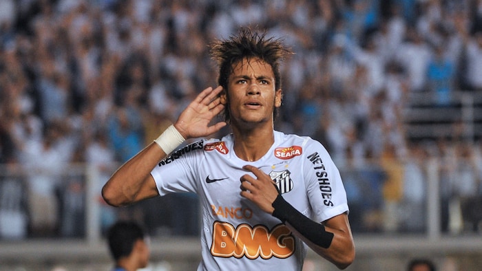 Von 2009 bis 2013 kickte Neymar für den FC Santos.