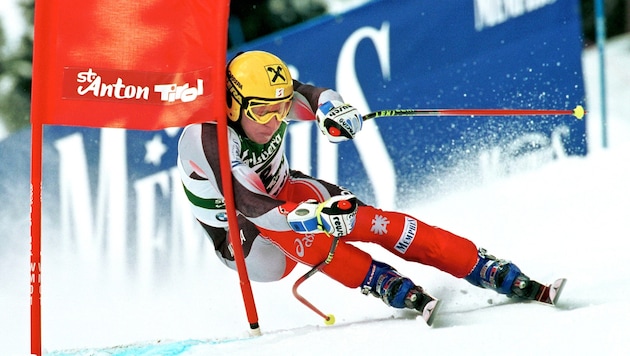 Der „Herminator“ bei der Heim-WM in St. Anton 2001 (Bild: GEPA/Markus Ulmer)