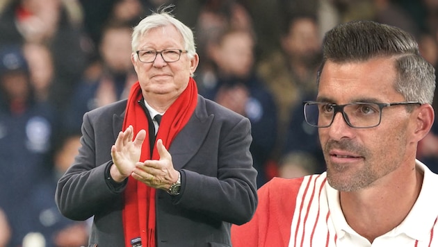 Paul Scharner geht mit Trainer-Legende Ferguson hart ins Gericht.  (Bild: AFP/APA/Ian HODGSON, Krone.tv)