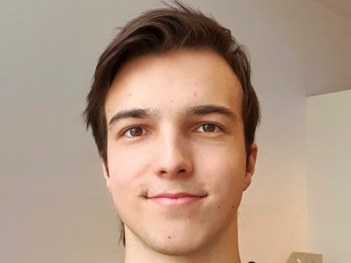 Max Fleischmann (20) ist Lehrling bei Austrian Airlines Technik. 