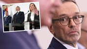 Nachdem das „Zuckerl“ scheiterte (kl. Bild), verhandeln Kickl und Co. mit der ÖVP.