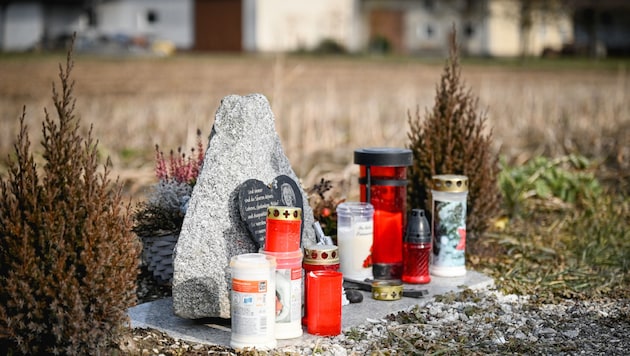 Die Trauerstelle in Naarn