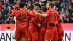 Bayern München musste am Ende nochmal kurz zittern. (Bild: AFP)