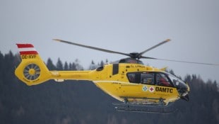 Ein Rettungshubschrauber des ÖAMTC brachte die Verletzte ins Dornbirner Spital.