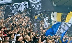 Die Fans des Fußballclubs Udinese Calcio pflegen freundschaftliche Kontakte nach Salzburg
