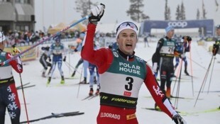 Harald Östberg Amundsen gewann in Cogne. (Bild: APA/AFP/Lehtikuva/Markku Ulander)