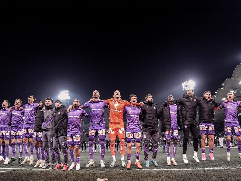 Die Austria feierte den Aufstieg ins Cup-Halbfinale. (Bild: FK Austria Wien)