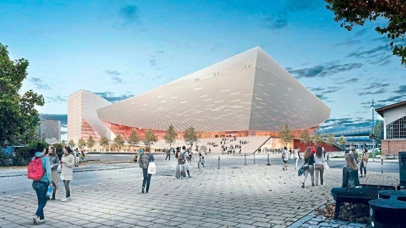 Mit der neuen Arena und dem Theater im Prater investiert Wien in seine kulturelle Zukunft. Die Stadt reagiert auf die steigenden Anforderungen der Entertainmentbranche und will sich als Top-Standort für Konzerte, Sportevents und Musicals positionieren. (Bild: Rendering: expresiv.at)