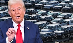 US-Präsident Donald Trump hatte Zölle in Höhe von 25 Prozent auf in die USA importierte ...