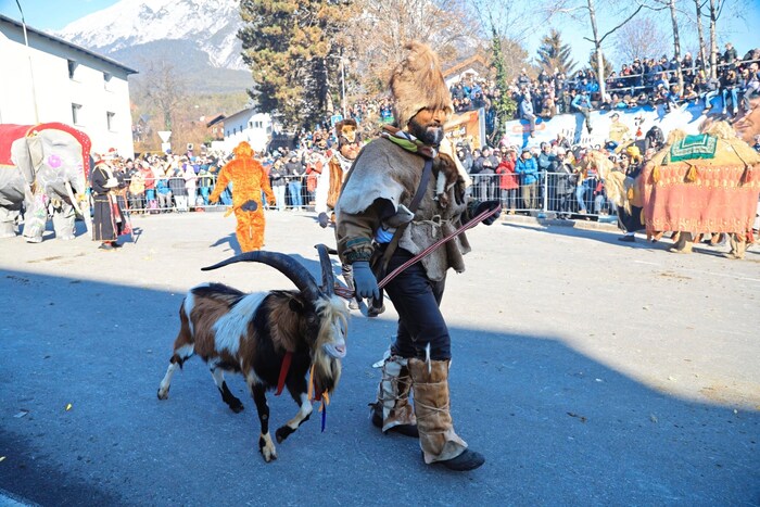 Der Goasbock darf bei der Fasnacht nicht fehlen