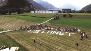Schon 2018 wurde im Oberland gegen die Entnahme von Flächen aus der Landesgrünzone demonstriert.