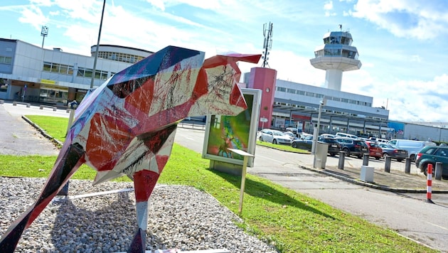 Ewiger Streitpunkt: der Klagenfurter Flughafen (Bild: Evelyn Hronek)