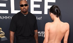 Kanye West schickte seine Bianca nahezu nackt auf den roten Teppich bei den Grammy-Awards. Ein ...