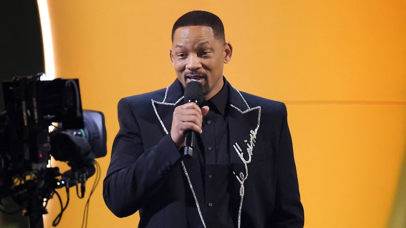 Will Smith's speech in honor of Quincy Jones gave rise to many spiteful comments online. (Bild: APA/Getty Images via AFP/GETTY IMAGES/KEVIN WINTER)