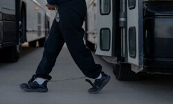 Ein Migrant in den USA bei seiner Festnahme