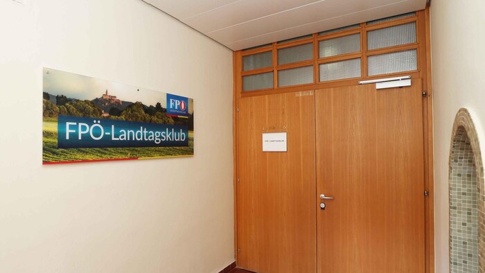 Where the FPÖ previously occupied the Landhaus, the members of the People's Party are now moving ...