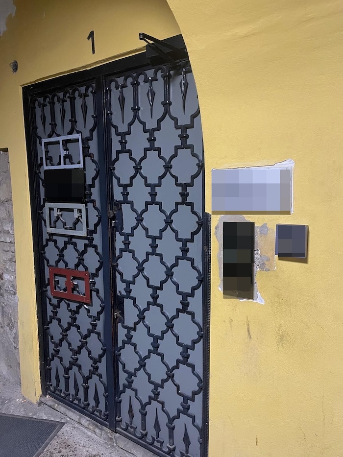 The front door of the law firm