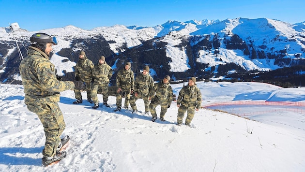 Das Bundesheer ist bei der Ski-WM in Saalbach im Einsatz. (Bild: Birbaumer Christof)