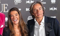 Karl Heinz Grasser besuchte mit Gattin Fiona am vergangenen Wochenende die Kitz Race Party in ...