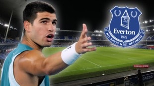 „Schlägt“ der Superstar im Goodison Park auf? (Bild: ASSOCIATED PRESS, APA/AFP/POOL/Clive Brunskill)