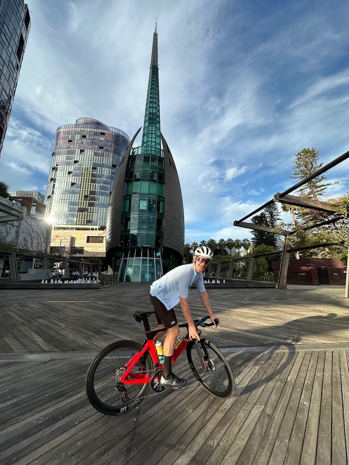 Training mit Sightseeing verbunden.