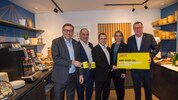 (v.l.n.r) Harald Schermann, Robert Frank, Andreas Wirth, Carola Fuchs und Harald Pokorny von der ...