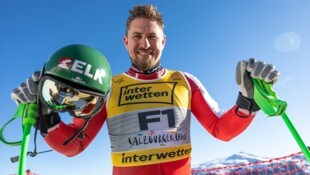 Max Franz strahlt mit der Sonne um die Wette.