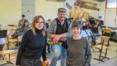 Autorin Angelika Reitzer, Archie Hochörtler und Komponistin Laura Winkler (Bild: Juergen Fuchs)