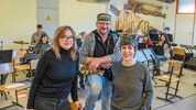 Autorin Angelika Reitzer, Archie Hochörtler und Komponistin Laura Winkler