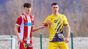 Er (l.) trug beim Test gegen Rukh Lviv erstmals das GAK-Dress.