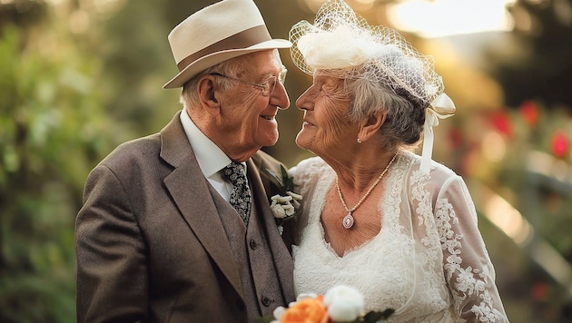 More and more men and women are getting married, even at an advanced age. (Bild: ihalilyp )