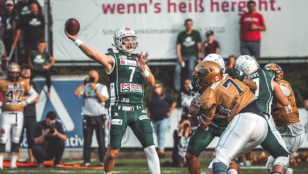 The Ducks' new quarterback: Ian Gehrke. (Bild: Salzburg Ducks)