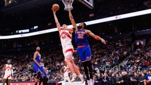 Pöltl musste gegen die Knicks verletzt ausgewechselt werden. Der Wiener könnte noch zu einem ...