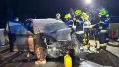 Die Freiwillige Feuerwehr Bad Waltersdorf war vor Ort. (Bild: FF Bad Waltersdorf)