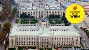 Das Kunsthistorische und das Naturhistorische in Wien – ein „amerikanisches“ und ein „deutsches“ Museum (Bild: Krone KREATIV/Clemens Groh)