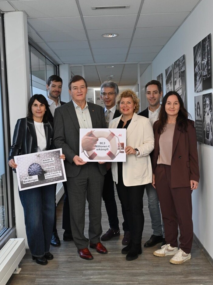 AK-Direktorin Susanne Kißlinger, Maximilian Turrini, Günther Goach, Gerald Prein, ...