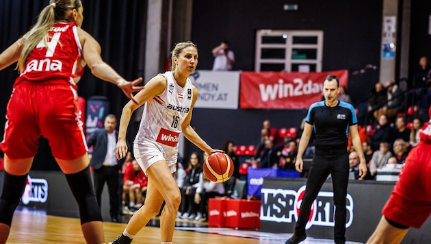 Sarah Schicher and Co. welcome Spain on Thursday. (Bild: Basketball Austria/Martin Pröll)