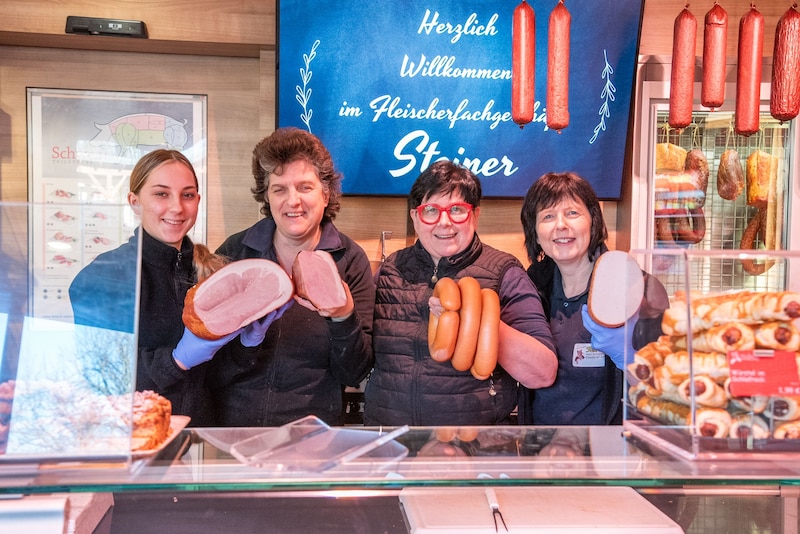 Leberkäse, Blunze, Schinken und die Kranzl-Extra sind nach wie vor sehr beliebt. (Bild: Doris_SEEBACHER)