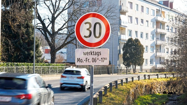 Der neue 30er in der Radegunder Straße sorgte bei vielen Grazern und Pendlern für Erstaunen. (Bild: Scheriau Erwin/Erwin Scheriau)