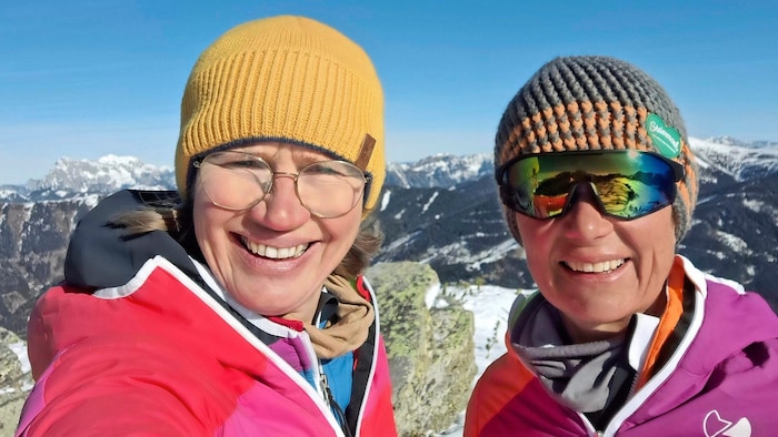 Elisabeth Zienitzer (left) and Silvia Sarcletti