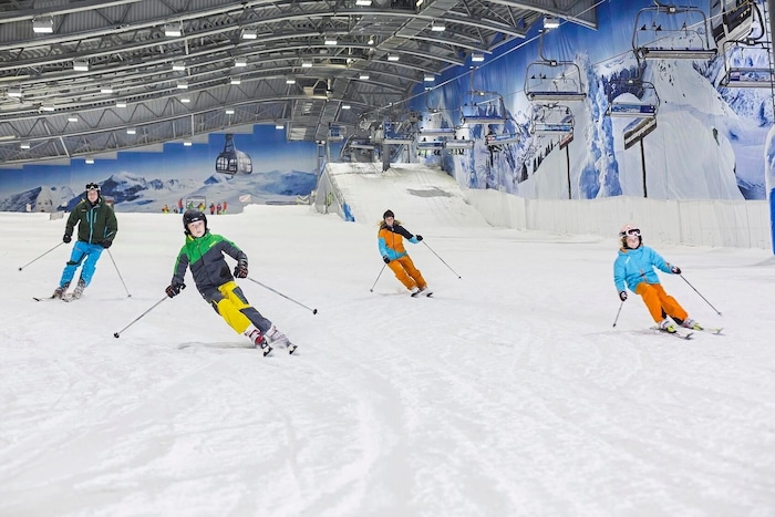 Die Skihalle Neuss bei Düsseldorf