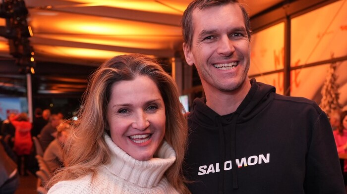 Ex-Skistars: Lizz Görgl mit Matthias Lanzinger