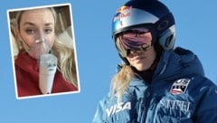 Lindsey Vonn ist erkältet. (Bild: AP, Instagram, krone.at-grafik)